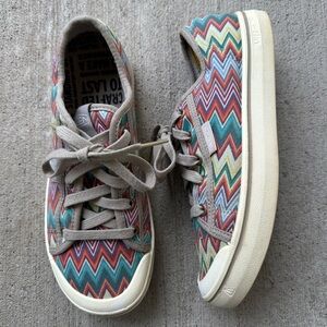 Keen Women's Elsa Chevron/Star White Sneakers 1026104 Size 8